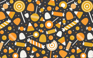 Dulces de Halloween con Estética Tierna — Estética linda de halloween Fondos de pantalla