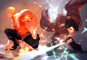 Fondo de pantalla del dúo adulto de Naruto y Sasuke — Naruto y sasuke Fondos de pantalla
