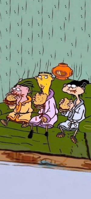 Fondo de pantalla de Ed Edd N Eddy Fiesta de Pijamas. — iPhone 16 Pro Fondos de pantalla