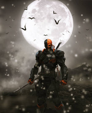Imagen 1370x1680 de Deathstroke Fondo de pantalla Flecha - #HéroeEspacial — Galaxy Z Fold 5 Fondos de pantalla
