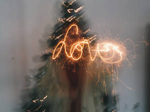 Vista previa wallpaper amor, inscripción, destellos, chispas — Amor aesthetic GIF Fondos de pantalla