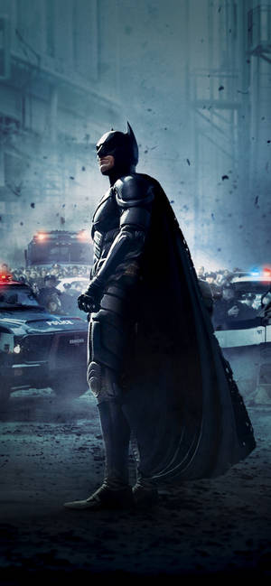 Fondo de pantalla del retrato de Batman, el Caballero Oscuro. — iPhone 12 Pro Fondos de pantalla