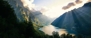 Fondo de pantalla de las montañas del Cantón de Glarus en Suiza. — 3440x1440 Fondos de pantalla