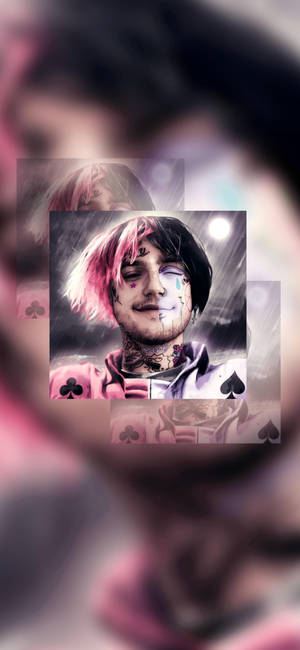 Edición de foto en cascada del fondo de pantalla estético de Lil Peep. — iPhone 17 Fondos de pantalla