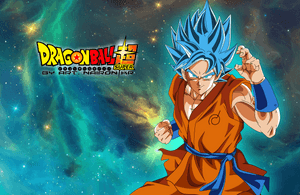 El Legendario Super Saiyajin, Goku, en su forma Super Saiyajin Blue