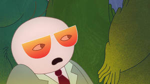 Fondo de pantalla de The Midnight Gospel Hombre con Gafas