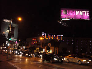 Fondo de pantalla del Sunset Boulevard