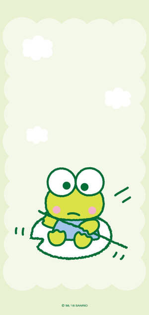 Fondo de pantalla del triste Keroppi — iPhone 16 Pro Max Fondos de pantalla