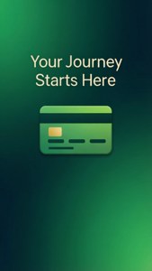 Un fondo de pantalla tipográfico motivacional con Green Card. — iPhone 5 Fondos de pantalla