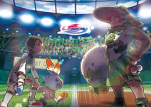 Eldegoss en batalla con Milo