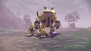 Electabuzz con Electivire y Elekid — Pokemon leyendas arceus Fondos de pantalla