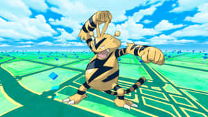 Electabuzz explorando en el universo de Pokemon Go — Gaming GIF Fondos de pantalla