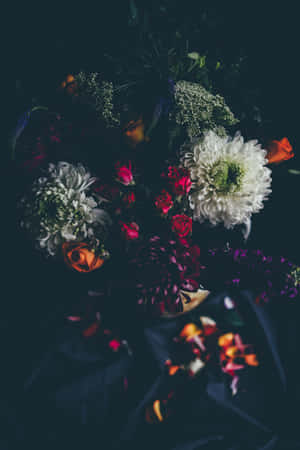 Elegancia Floral Oscura — Lenovo Legion Y900 11 Fondos de pantalla
