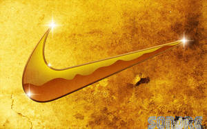 Elegante Logo Dorado de Nike — Genial nike Fondos de pantalla