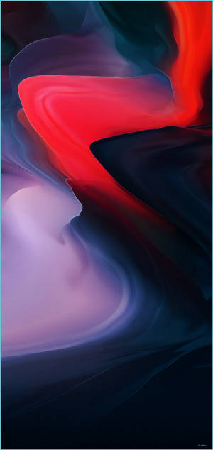 Elegante OnePlus 9 Pro en diseño abstracto rojo oscuro — Tema oscuro Fondos de pantalla