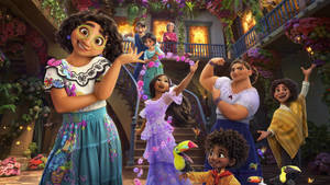 Encanto 2021 Familia Disney 4K Ultra Panorámica — Estético caricatura Fondos de pantalla