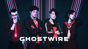 Fondo de pantalla de enemigos humanos de Ghostwire Tokyo
