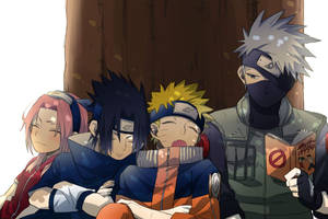 Equipo 7 de Naruto Tierno — Personajes de naruto Fondos de pantalla