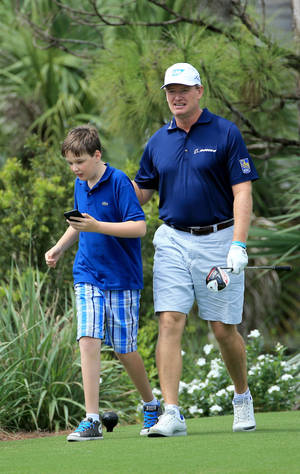 Ernie Els y Ben Els — Galaxy Tab Active Fondos de pantalla