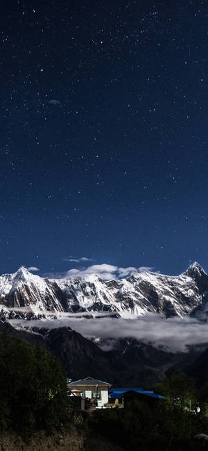 Montaña Nocturna — Galaxia A07s Fondos de pantalla