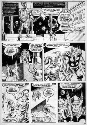 Escena de Acción de Cómic Monocromática — iPhone Duo Fondos de pantalla