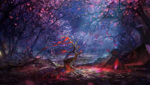 Escritorio de Bosque Fantástico en Movimiento 4K