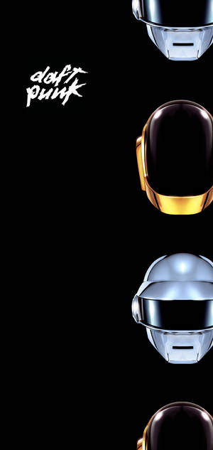 Fondo de pantalla Galaxy S10 Plus con patrón de casco de Daft Punk — iPhone 14 Fondos de pantalla