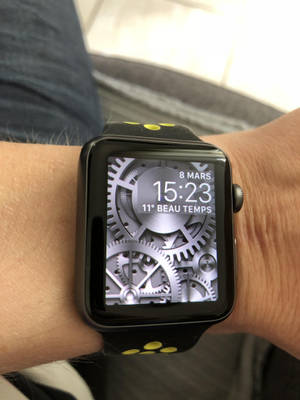 Fondo de pantalla de esfera de engranaje mecánico de Apple Watch — Apple Watch Fondos de pantalla