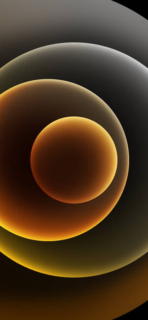 Fondo de pantalla de esferas amarillas para iPhone 12 — iPhone 12 Fondos de pantalla