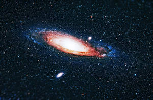 Espacio Negro Galaxia de Andrómeda