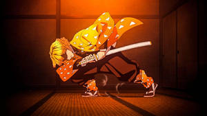 Espada Nichirin de Zenitsu de Demon Slayer — Demon slayer zenitsu Fondos de pantalla