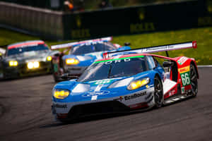 Espectacular Carrera de Autos a Alta Velocidad — Surface Laptop Fondos de pantalla