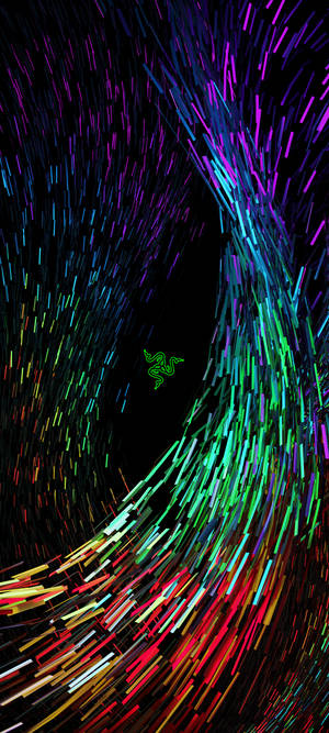 Fondo de pantalla abstracto RGB del logo de Razer — iPhone 18 Pro Max Fondos de pantalla