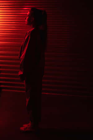 Espectro Rojo Neón Vibrante — Rojo neón Fondos de pantalla