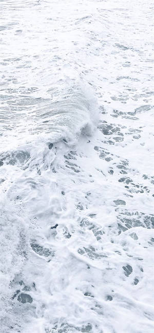 Espuma de Olas del Mar Blanca para iPhone — Galaxy S24 FE Fondos de pantalla