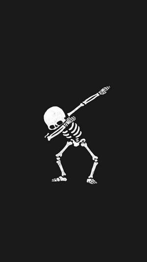 Esqueleto lindo haciendo dab para iPhone
