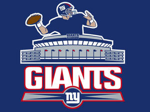 Estadio del Logotipo de los New York Giants — Azul oscuro aesthetic Fondos de pantalla