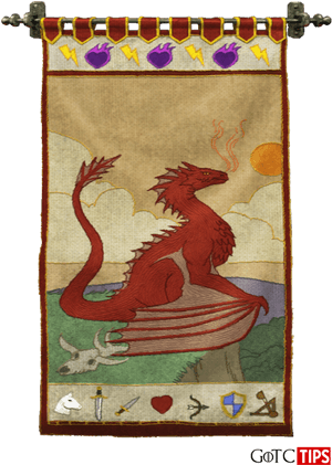 Estandarte de la Casa Targaryen de Game of Thrones — Juego de tronos temporada 8 Fondos de pantalla