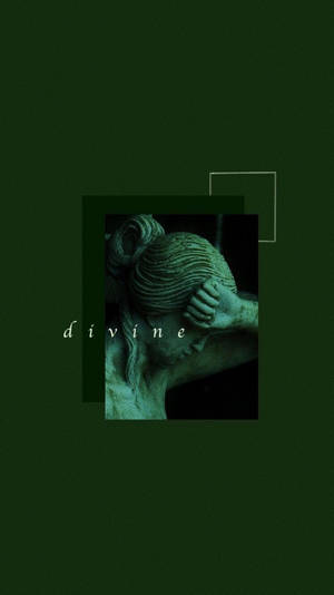 Estatua estética verde claro — Estética verde GIF Fondos de pantalla