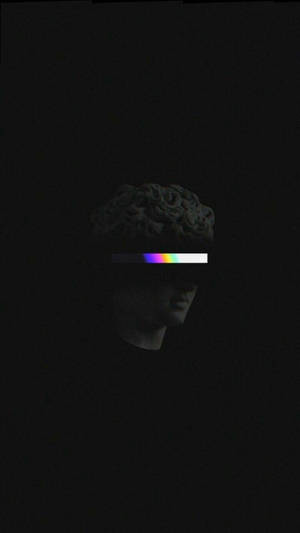Estatua psicodélica oscura — Trippy oscuro Fondos de pantalla