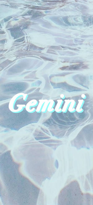 Fondo de pantalla estético acuático del zodiaco Géminis. — Pixel 11 Fondos de pantalla