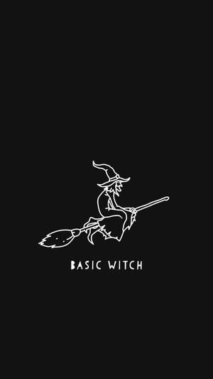 Fondo de pantalla de estética básica de bruja