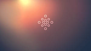 Fondo de pantalla 4K de un póster estético con pequeños círculos.