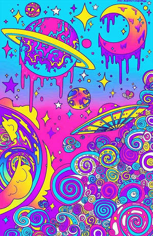 Estética Cósmica Psicodélica — Estética espacial Fondos de pantalla