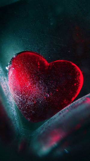 Fondo de pantalla estético de amor con corazón