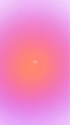Estética de Aura Rosa y Naranja 777 — Estética Simple Fondos de pantalla