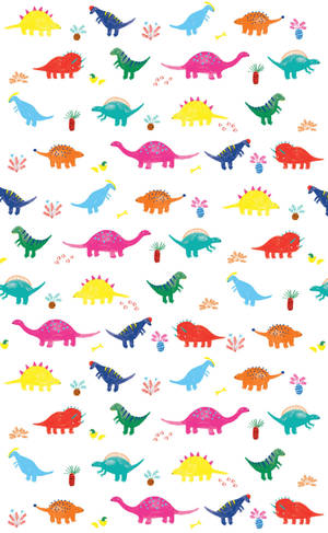 Estética de Dinosaurio Lindo sobre Fondo Blanco — Dinosaurio lindo Fondos de pantalla