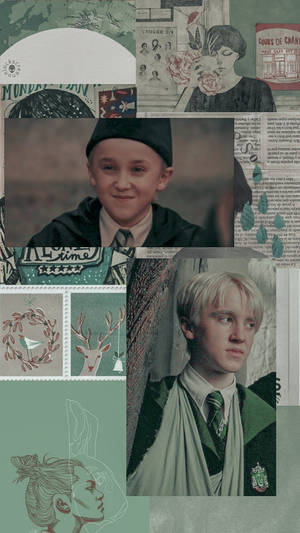 Estética de Draco Malfoy en verde menta — Verde oscuro aesthetic Fondos de pantalla