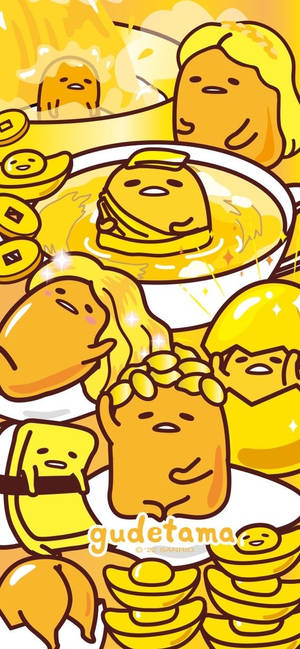 Estética Gudetama — Galaxia A07 Fondos de pantalla