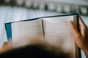 Fondo de pantalla de estética de libro borroso — Estética de libros Fondos de pantalla